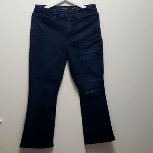 Banana Republic  high rise cropped flare jeans